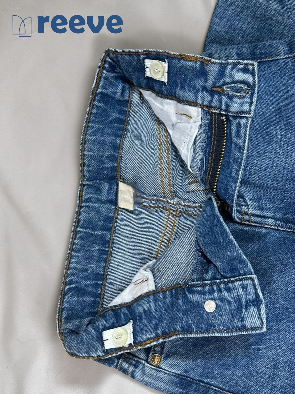 Kids' Premium Baggy Denim Pants (Age 2-8 Years) - Classic Blue | Adjustable Waist