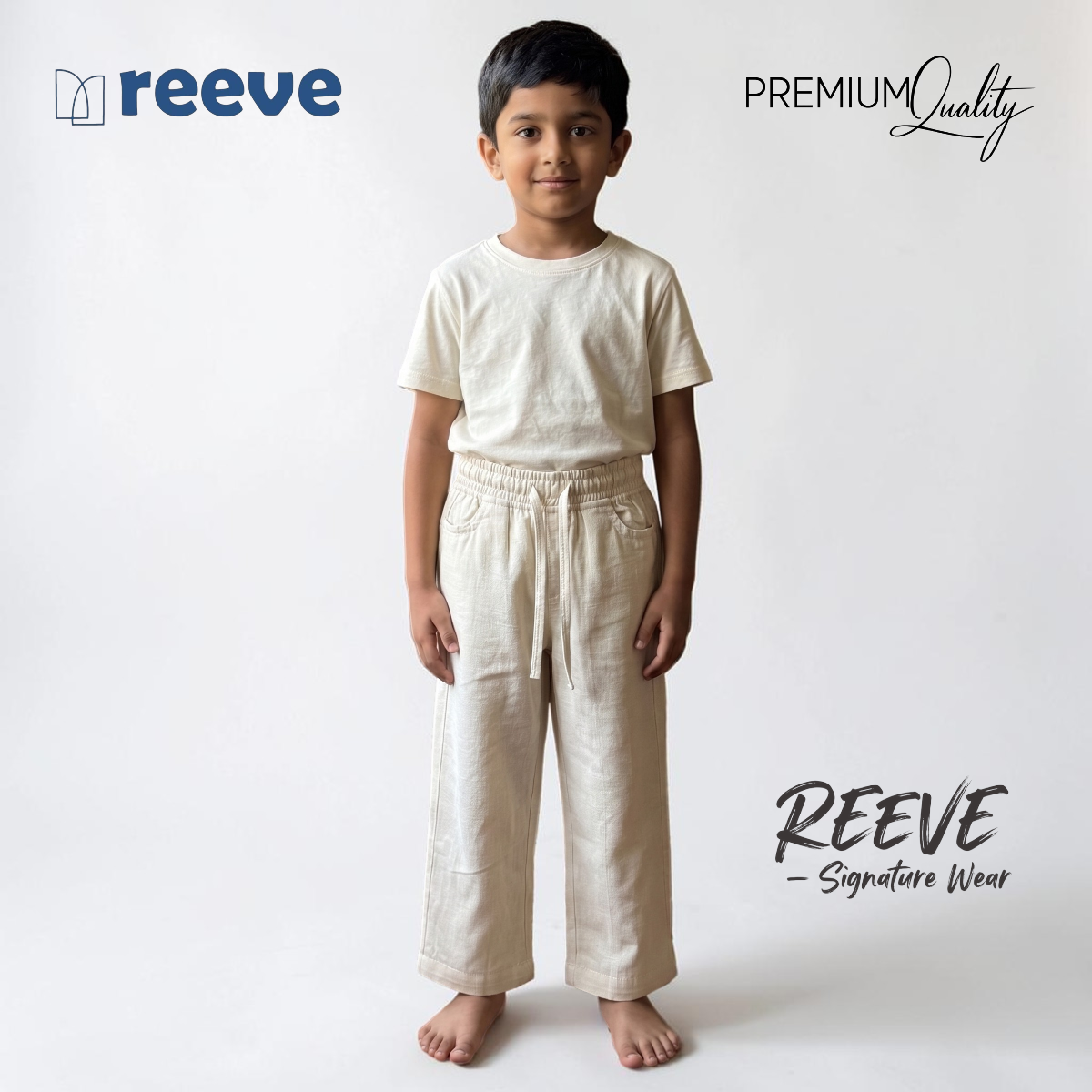 Reeve Premium Remi Cotton Trouser for Kids (Unisex)