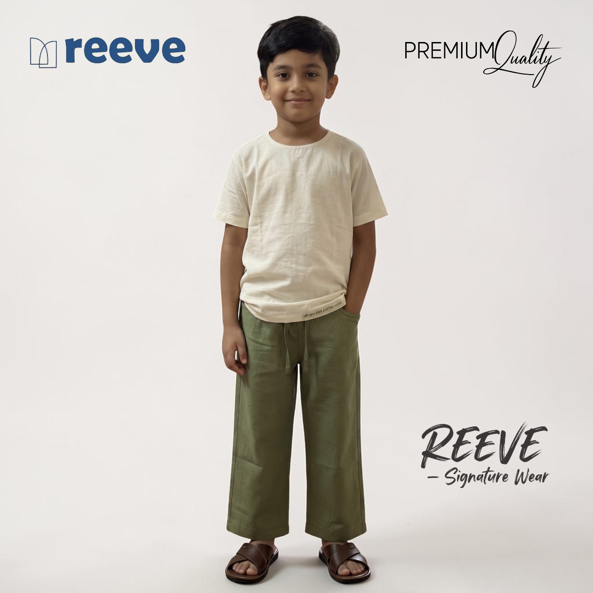 Reeve Premium Remi Cotton Trouser for Kids (Unisex)