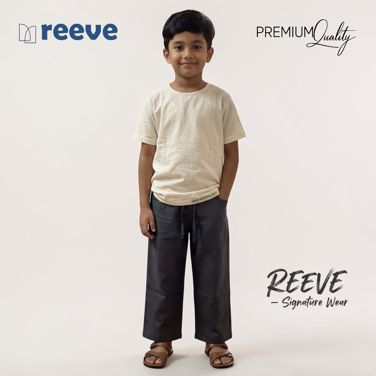 Reeve Premium Remi Cotton Trouser for Kids (Unisex)