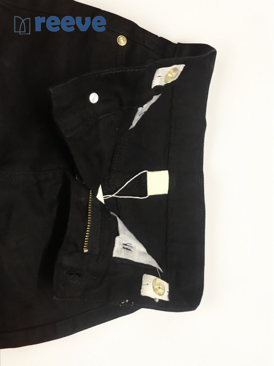 Kids' Premium Baggy Denim Pants (Age 2-8 Years) - Solid Black | Adjustable Waist